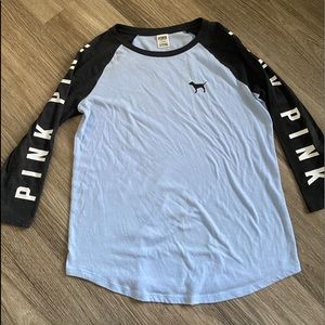 PINK Victoria secret baseball tee